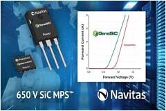 納微半導體發布新一代650V MPS SiC碳化硅二極管