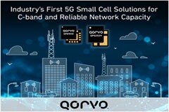 Qorvo 面向 5G 小型蜂窩基站推出業界首款 C 頻段 BAW 帶通濾波器和開關／LNA 模塊