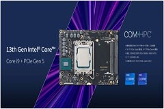 凌華科技發布新品COM－HPC cRLS，支持第 13 代Intel Core處理器