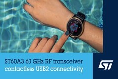 意法半導體發布高成本效益的無線連接芯片，讓eUSB附件、設備和工控設備擺脫線纜羈絆