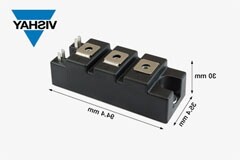 Vishay推出采用改良設(shè)計(jì)的INT－A－PAK封裝IGBT功率模塊，降低導(dǎo)通和開(kāi)關(guān)損耗