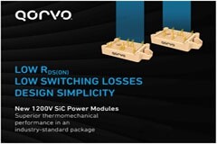 Qorvo 推出緊湊型 E1B 封裝的 1200V SiC 模塊