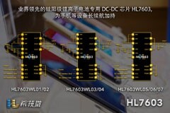 希荻微推出業界領先的硅陽極鋰離子電池專用DC－DC芯片HL7603，為AI手機等設備長續航加持