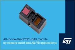 意法半導體擴大3D深度感知布局，推出新一代時間飛行傳感器