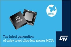 意法半導體發布先進的超低功耗STM32微控制器，布局工業、醫療、智能表計和消費電子市場