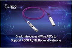 Credo 推出系列AEC產品以支持400G AI／ML后端網絡