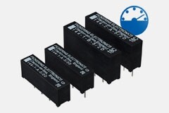 Pickering 144系列大功率舌簧繼電器，開關功率高達80W，以0．25英寸間距可緊密排布