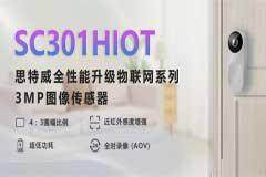 思特威全新推出物聯網系列3MP高性能圖像傳感器SC301HIOT