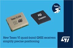 意法半導體推出創新型衛星導航接收器，推動汽車及工業應用領域精準定位技術普及化