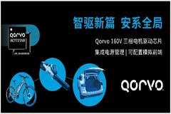 Qorvo 推出全新 BLDC 電機驅動器 ACT72350 —— 有效縮減方案尺寸、設計周期和 BOM 成本