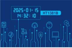 HOLTEK新推出HT1381B實時時鐘IC