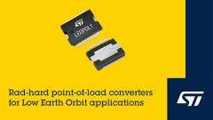 意法半導體推出功能豐富、抗輻射的低軌負載點電源轉換器