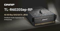 QNAP 推出高密度 4U 60 盤位 SAS/SATA JBOD，單臺實現 PB 級存儲 
