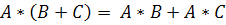 distributive property